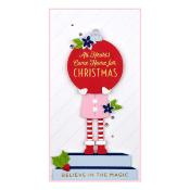 Hot foil Plates - Gift of christmas sentiments