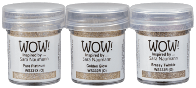 Wow Trios Magic metallics <br> by Sara Naumann