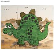 Puzzle en bois dino