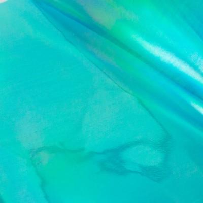 Foil réactif bleu vert iridescent