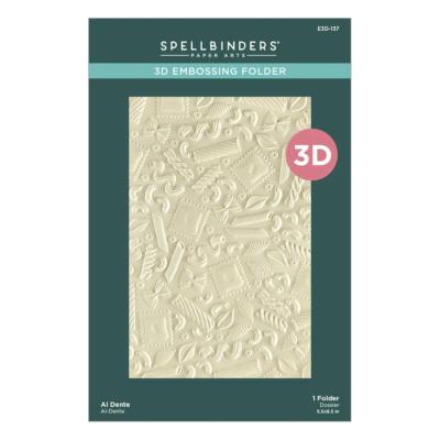 3D embossing folder - Al dente