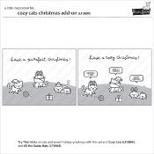 Tampons Cozy cats christmas add-on