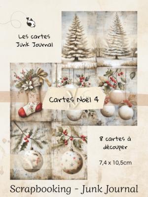 Cartes Junk Journal - Noël 4