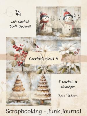 Cartes Junk Journal - Noël 5