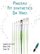 Pinceau FIT Synthétics Langue de chat<br>Série 375 - Taille 12