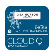 Hokusai navy - Cloud 9 - encre mate - by Paula