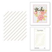 Hot foil Plates - Diagonal glimmer stripes