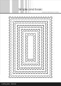 5 dies timbres rectangles