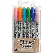 6 Crayons Distress