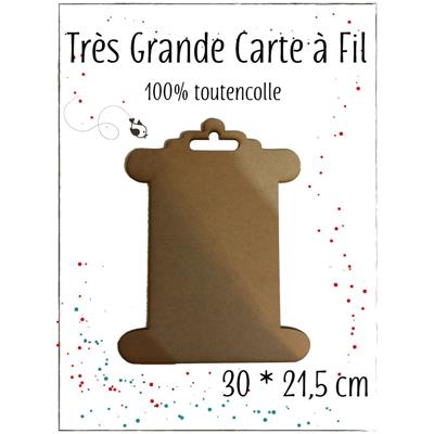 Très Grande Carte à fil en mdf