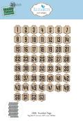 Memory Binder - dies numbers tags (jusqu'à 53)