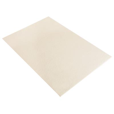 Plaque de feutre 4mm<br>creme