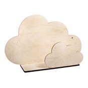 Etagère en bois nuage