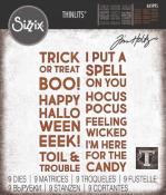 Thinlits Bold Text Halloween