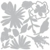 Thinlits - Floraison vault + gaufrage mini