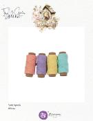 lot de 4 ficelles assorties - Among the wildflowers