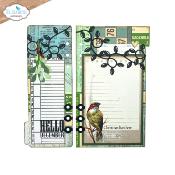 demi page avec lumières de Noël - Dies Planner Essentials 53