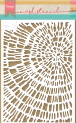 Mask Stencil Sliced wood