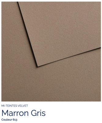 Mi-teintes Velvet - Marron gris (613)