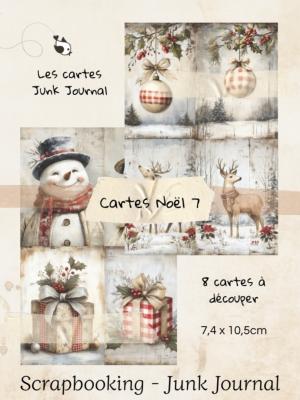 Cartes Junk Journal - Noël 7