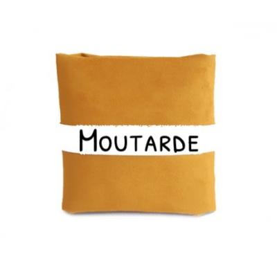 Coupon de Suédine moutarde