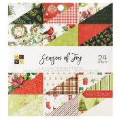 Bloc de papier scrap 15cm "Season of joy"