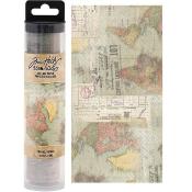 Collage paper travel Tim Holtz