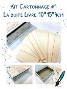 Kit Cartonnage #1<br>La Boite Livre 10*15*4cm