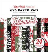 bloc de papier "Christmas salutations"