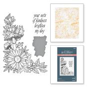 BetterPress plate - Autumn floral corner