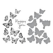 BetterPress plate - Butterfly swirl