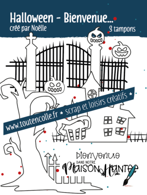 Tampon Halloween<br> Bienvenue...