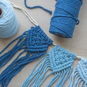 Fil à Macramé - Bleu foncé - 3mm - 100m