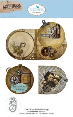 Rounded pocket page - Art Journal Specials