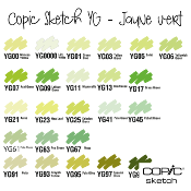 Copic Sketch YG - Jaune vert (jaune froid)