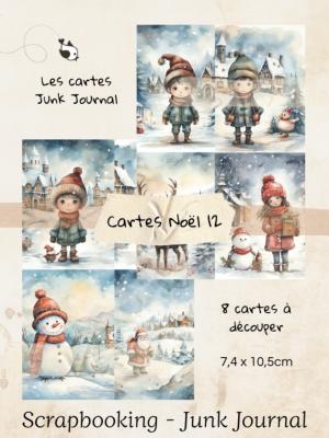 Cartes Junk Journal - Noël 12