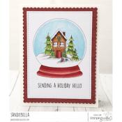 Holiday snow globe complete