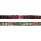 2 Linen Tape Patchwork christmas