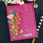 3D embossing folder - Fenzy flowers