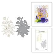 Hot foil Plates & die set - Glimmer Bouquet