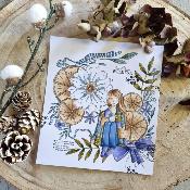 Tampon Floraison des fêtes <br> Storybook