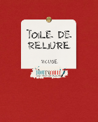 Toile de reliure - Rouge