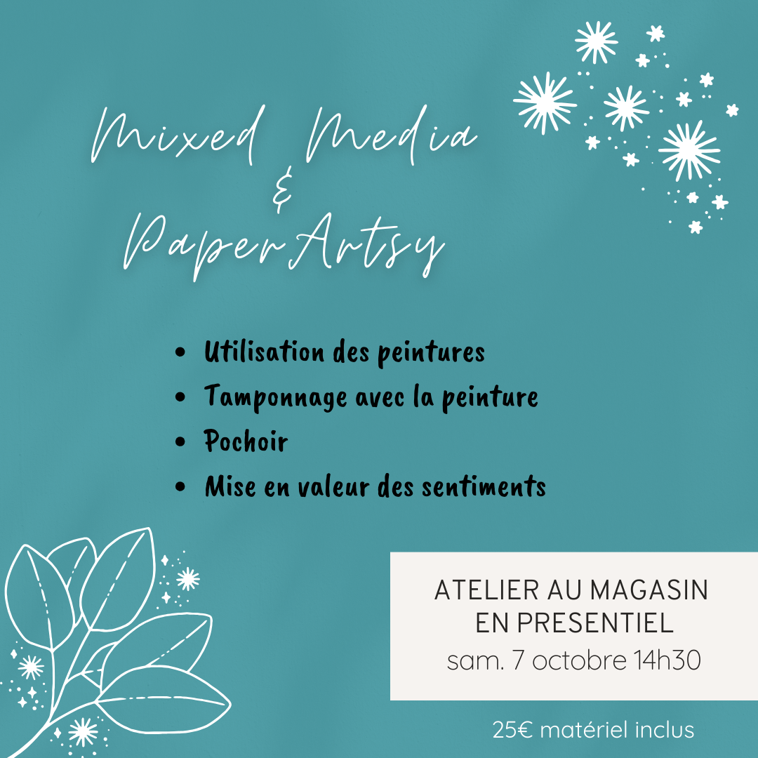 atelier mixed media toutencolle