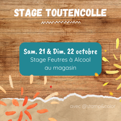 stage feutre  alcool toutencolle