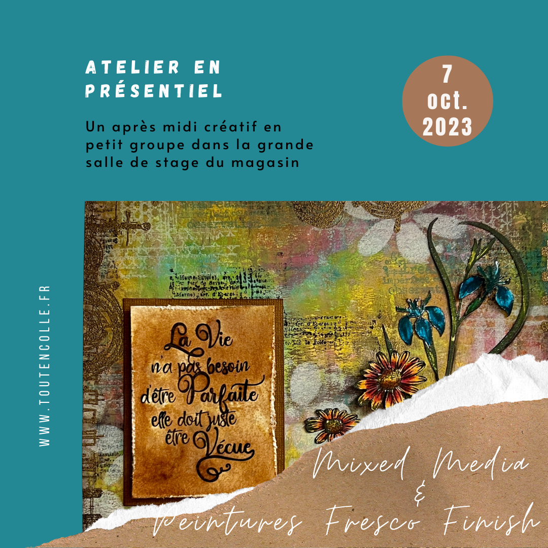 atelier mixed media toutencolle